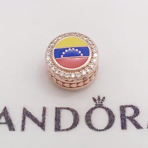 Pandora Venezuela Flag pendant Rose Gold-Plated